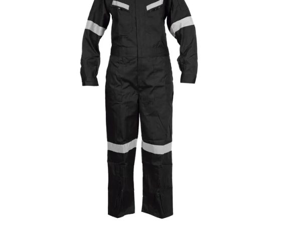 BUZO PILOTO CANVAS NEGRO